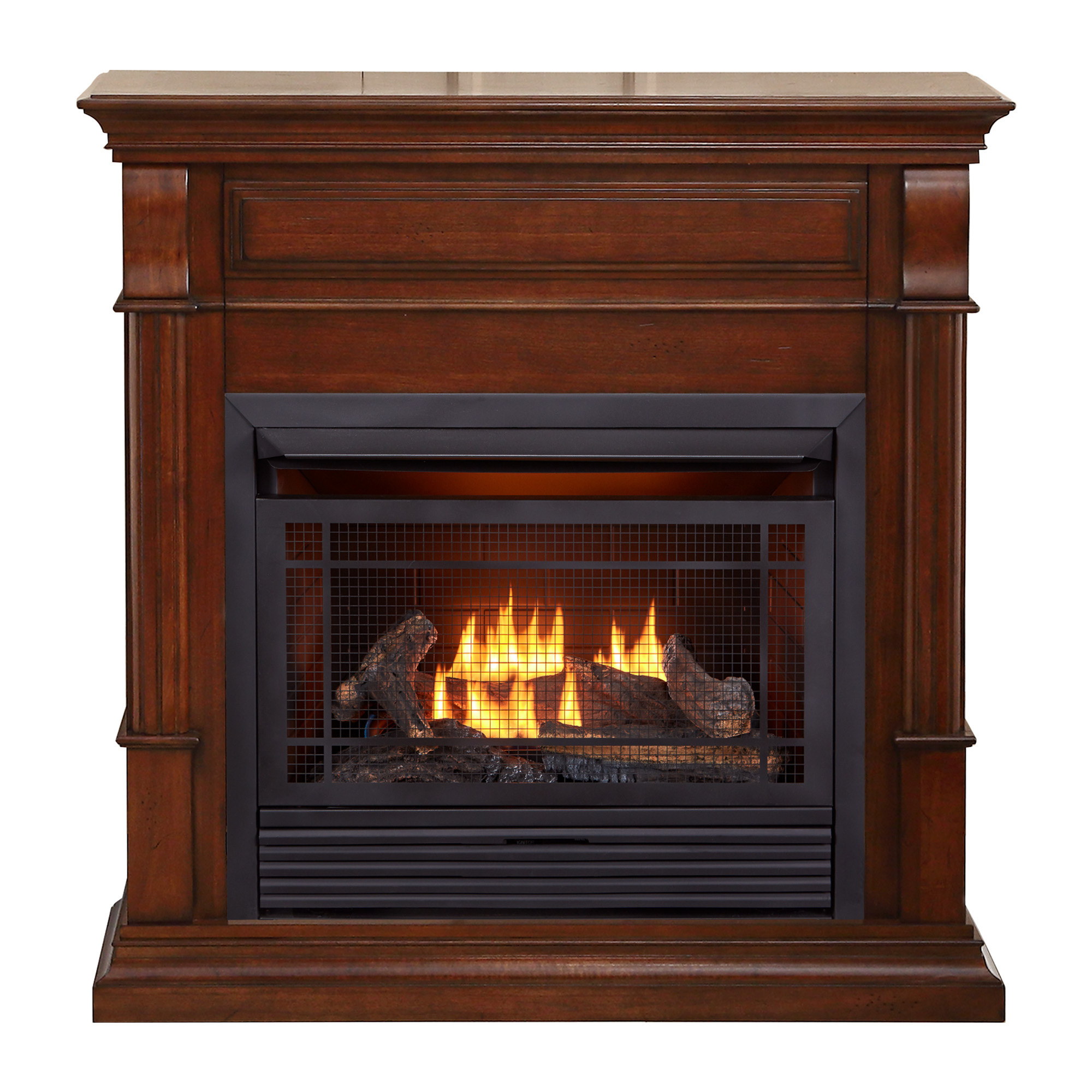 Duluth Forge Vent-Free Fireplace System — 26,000 BTU, Heats 1,350 Sq. Ft., Auburn Cherry, Remote Control, Model# DFS-300LR-3AC